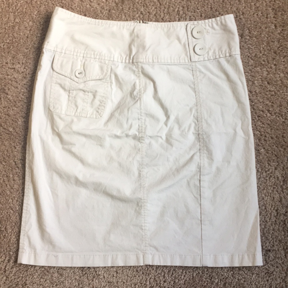 Ann Taylor khaki pencil skirt